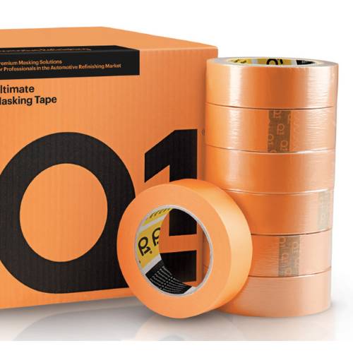 Q1 18 mm (3/4") Ultimate Orange Masking Tape, Case of 48 -UMT118---Eagle National Supply