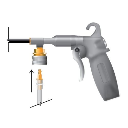 Rusfre 5050QC Mitey Bee Rustproofing Spray Gun with Quick Coupler, Use With Gallon Jugs -5050QC---Eagle National Supply