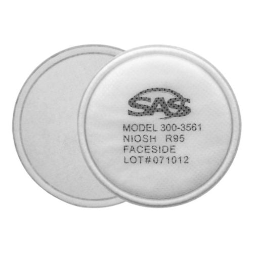 SAS BreatheMate R95 300-1070 Particulate Filters, 12 Pair -300-1070---Eagle National Supply
