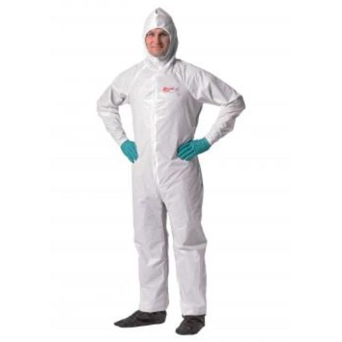 Shoot Suit Medium White Reusable Paint Suit with Hood -6121044M---Eagle National Supply