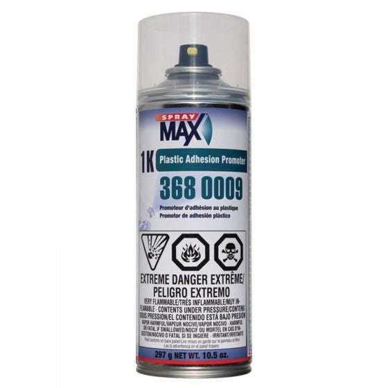 SprayMax® 3680009 1K Plastic Adhesion Promoter, 10.5 oz Aerosol Can, Transparent, Liquid ---Eagle National Supply