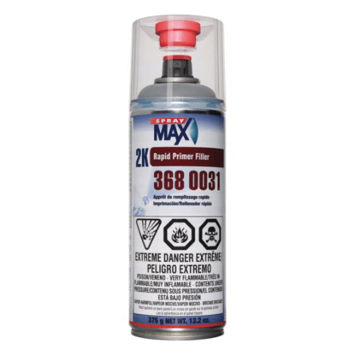 SprayMax® 3680031 Gray 2K 20 min Rapid Primer Filler, 13 oz -3680031---Eagle National Supply