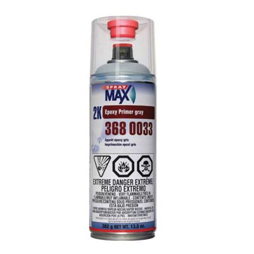 SprayMax® 3680033 Gray Universal 2K Epoxy Primer Filler Aerosol -3680033---Eagle National Supply