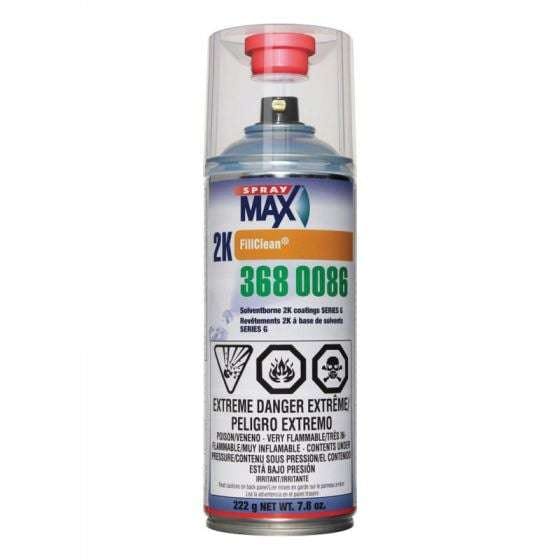 SprayMax® 3680086 FillClean, 7.8 oz, Clear, 2K Component ---Eagle National Supply