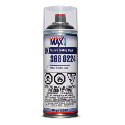 SprayMax® 3680224 1K Black Texture Coating, 13.5 oz -3680224---Eagle National Supply