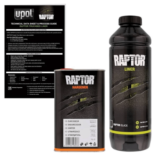 U-POL RAPTOR® UP4801 3:1 National Rule Black Raptor Kit, 1 Liter U-POL RAPTOR® UP4801 3:1 National Rule Black Raptor Kit, 1 Liter