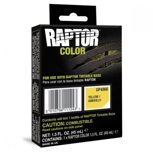 U-POL RAPTOR Yellow Color Tint Pouch for 1 Liter Bottle -4866---Eagle National Supply