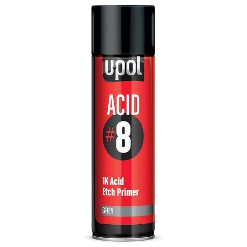 U-POL UP0741V Acid Etch Gray Primer, 15 oz Aerosol Can -0741V---Eagle National Supply