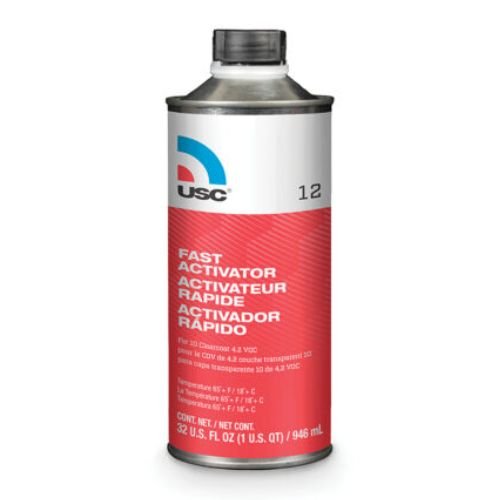 USC® 12 Fast Activator for Use With 10 Universal Clearcoat, Qt -12-4---Eagle National Supply