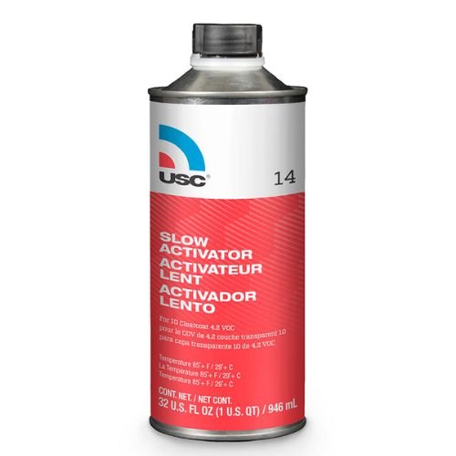 USC® 14 Slow Activator for Use With 10 Universal Clearcoat, Qt -14-4---Eagle National Supply