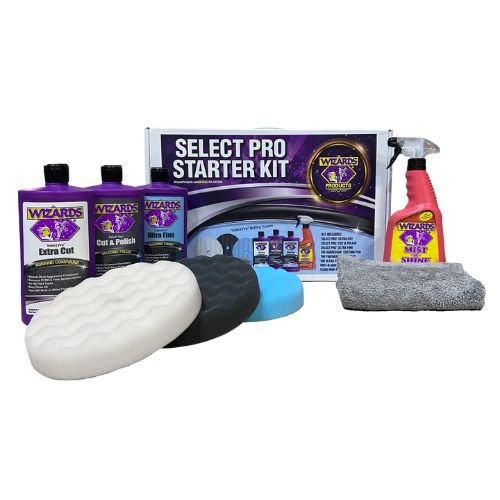 WIZARDS 41010 Select Pro Start to Finish Buffing Kit, 8 Items -41010---Eagle National Supply