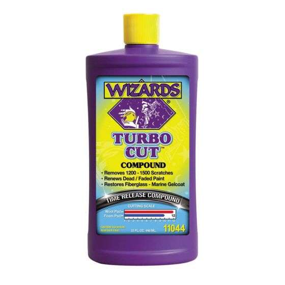 WIZARDS® TURBO CUT™ 11044 High Gloss Time Release Compound, 32 oz ---Eagle National Supply