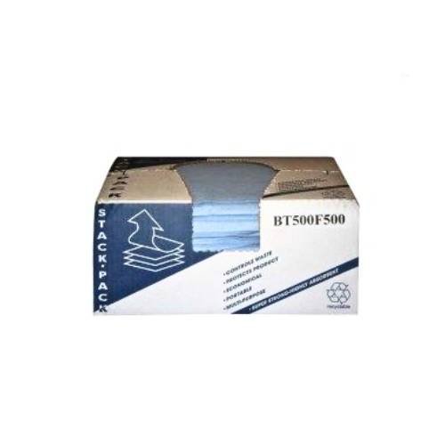 X-L 500FP Lint Free Blue Shop Towel, Box of 500 -500FP---Eagle National Supply